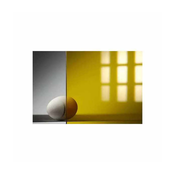 Монолитный поликарбонат 12 мм КИВИ желтый 2050х3050 мм