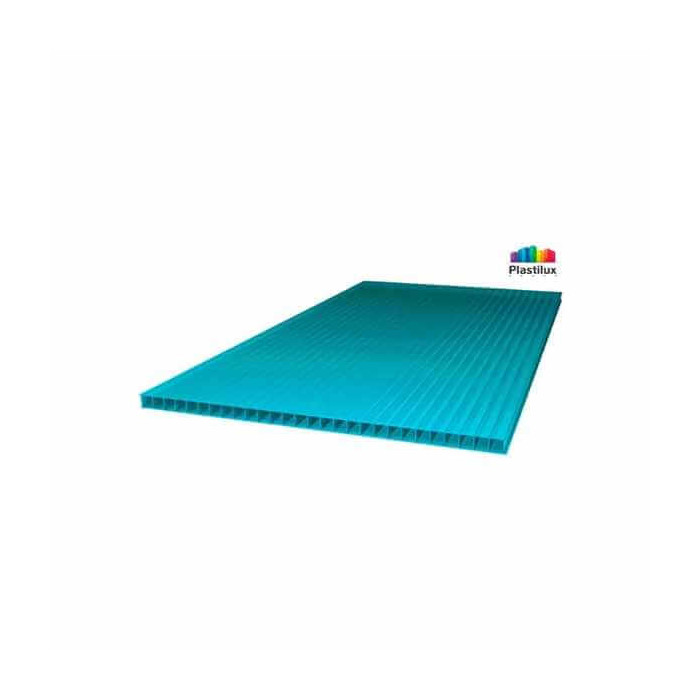 Сотовый поликарбонат 6 мм ULTRAMARIN бирюза 2100х6000 мм